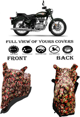 Amexride Two Wheeler Cover for Royal Enfield(Standardv, Multicolor)