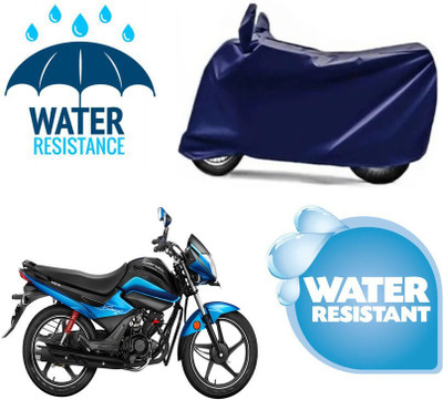 Mdstar Waterproof Two Wheeler Cover for Hero(Splendor, Blue)
