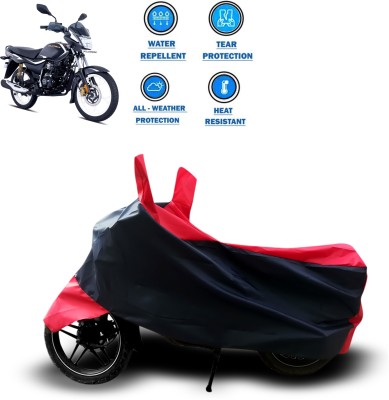 CODOKI Waterproof Two Wheeler Cover for Bajaj(Platina 110 H-Gear, Red)