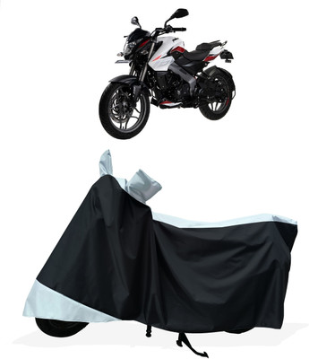 Tricway Two Wheeler Cover for Bajaj(Pulsar 160 NS DTS-i, White)