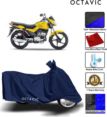 octavic Waterproof Two Wheeler Cover for Mahindra(Stallio, Blue)