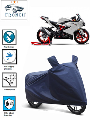 FRONCH Waterproof Two Wheeler Cover for TVS(Apache RR 310, Blue)