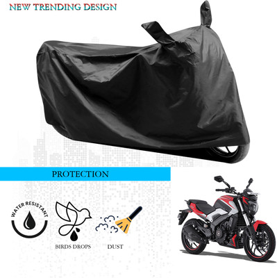 ANTHUB Waterproof Two Wheeler Cover for Bajaj(Dominar 250, Black)