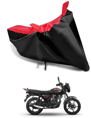 KEDIT Two Wheeler Cover for Bajaj(CT 125X, Red, Black)