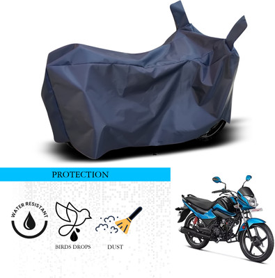 ANTHUB Waterproof Two Wheeler Cover for Hero(Splendor I Smart, Blue)