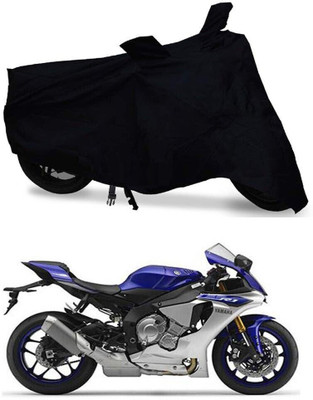 DeepShakshi AUTOMOTIVE Two Wheeler Cover for Yamaha(YZF R1, Black)