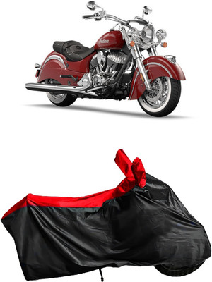 Autofly Waterproof Two Wheeler Cover for Indian(Chief Vintage, Red, Black)