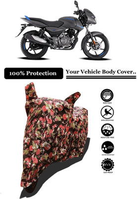 Amexride Two Wheeler Cover for Bajaj(Pulsar 125 Neon BS6, Multicolor)