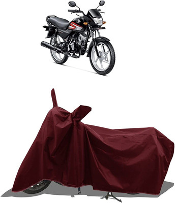 KEDIT Waterproof Two Wheeler Cover for Hero(CD deluxe, Maroon)