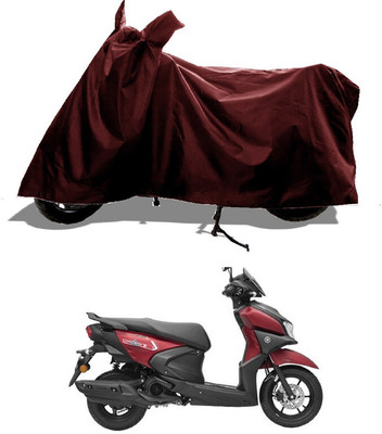 GROFATIK Two Wheeler Cover for Yamaha(Ray-ZR 125FI, Maroon)
