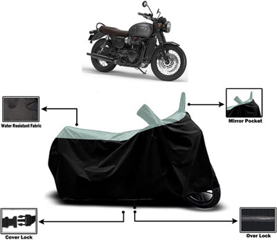 Amexride Two Wheeler Cover for Triumph(Bonneville T120 Black BS6, Multicolor)