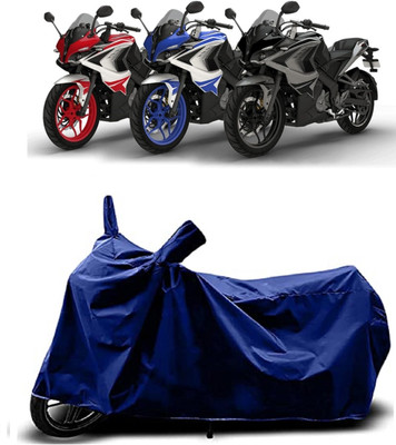 VESMEI Two Wheeler Cover for Bajaj(Pulsar RS200 BS6, Blue)
