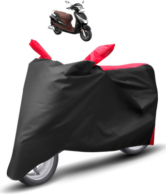 Caronix Two Wheeler Cover for Hero(Destini 125, Red)