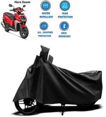 Tritika Waterproof Two Wheeler Cover for Hero(Activa, Black)