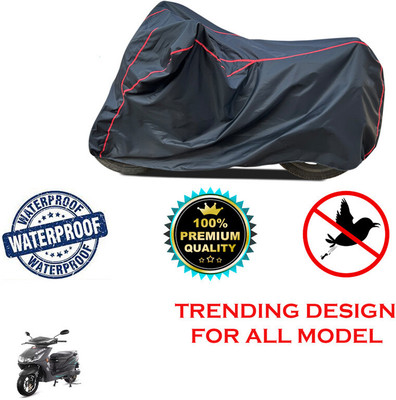 THE REAL ARV Waterproof Two Wheeler Cover for Hero(Electric Atria, Black)