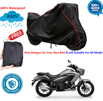 OliverX Waterproof Two Wheeler Cover for TVS(Intruder 250, Black)