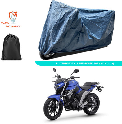 PAGORA Waterproof Two Wheeler Cover for Yamaha(Fazer, Blue)