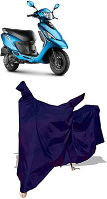 Amexride Two Wheeler Cover for TVS(Scooty Zest, Blue)