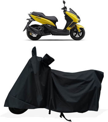 Tricway Two Wheeler Cover for Yamaha(Majesty S 155 maxi, Black)