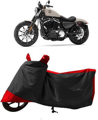 GROFATIK Two Wheeler Cover for Harley Davidson(Iron 883, Red)