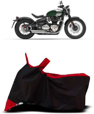 VESMEI Two Wheeler Cover for Triumph(Bonneville Bobber BS6, Red)