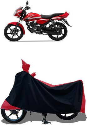 AASHTIK MART Two Wheeler Cover for TVS(Phoenix 125, Red)