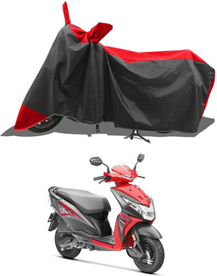MMSSTAR Waterproof Two Wheeler Cover for Honda(Deo, Red, Black)
