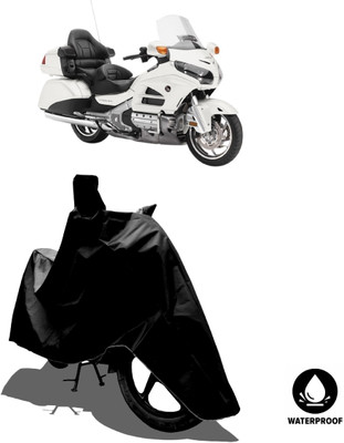 Amexride Waterproof Two Wheeler Cover for Honda(Gold Wing GL1800, Black)