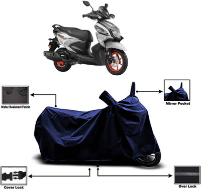 AASHTIK MART Two Wheeler Cover for Yamaha(Ray-ZR 125FI, Blue)
