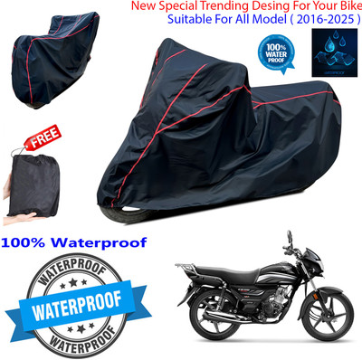 OliverX Waterproof Two Wheeler Cover for Honda(CD 110 Dream, Black)