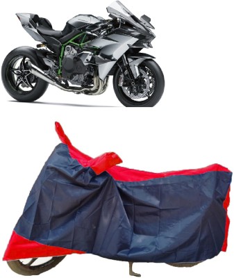 AutoKick Two Wheeler Cover for Kawasaki(Ninja H2R, Multicolor)