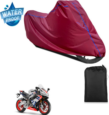 GOSHIV-car and bike accessories Waterproof Two Wheeler Cover for Aprilia(RS 660, Maroon)