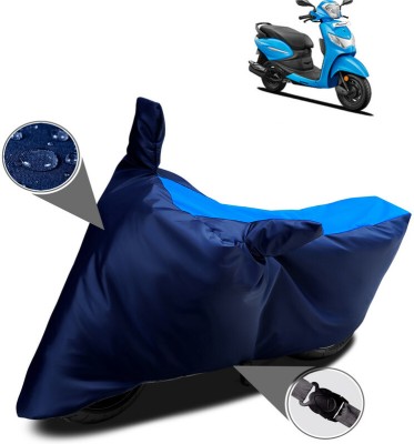 AutoGalaxy Waterproof Two Wheeler Cover for Hero(Pleasure+ 110, Blue)