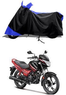 GROFATIK Two Wheeler Cover for Hero(Glamour Programmed FI BS6, Blue)