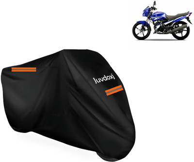 Juvdoxj Waterproof Two Wheeler Cover for Yamaha(Gladiator, Black)