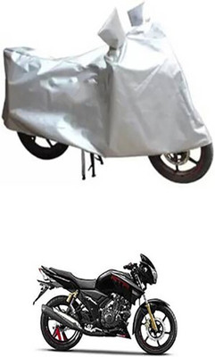 THE REAL ARV Waterproof Two Wheeler Cover for TVS(Silver)