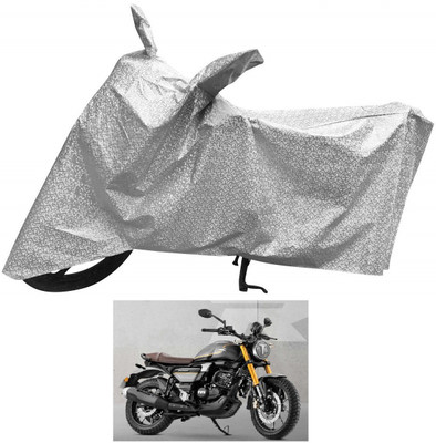 Auto Hub Waterproof Two Wheeler Cover for TVS(Silver)