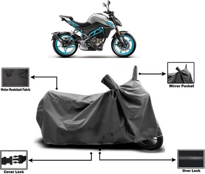 Amexride Two Wheeler Cover for CFMoto(300NK, Grey)