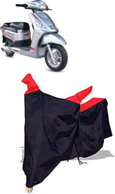 Amexride Two Wheeler Cover for Hero Electric(Electric NYX e5, Black)