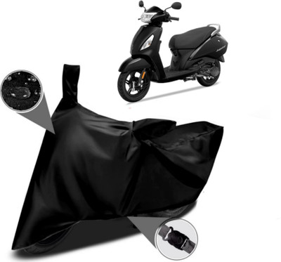 AIKOZIYA Waterproof Two Wheeler Cover for TVS(Jupiter, Black)