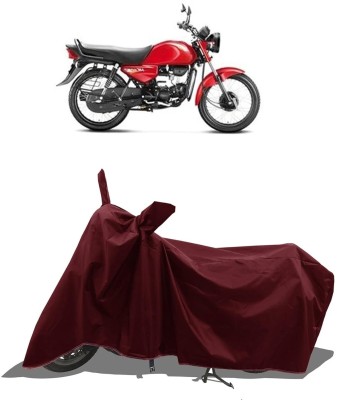 KEDIT Two Wheeler Cover for Hero(CD Dawn, Maroon)