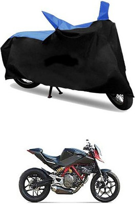 Mdstar Waterproof Two Wheeler Cover for Hyosung(Blue, Black)