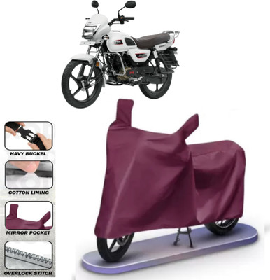 WMIZEXA Waterproof Two Wheeler Cover for Universal For Bike(Maroon)