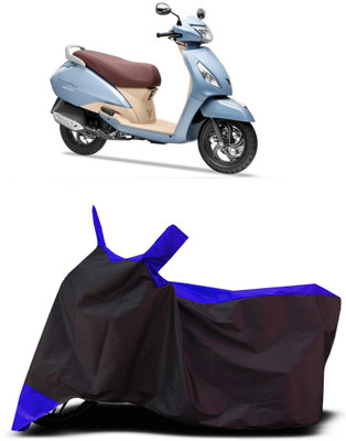 VESMEI Two Wheeler Cover for TVS(Jupiter Grande BS6, Blue)