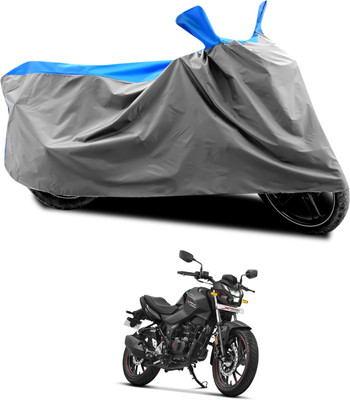 CODOKI Waterproof Two Wheeler Cover for Hero(Xtreme 160 R, Grey, Blue)