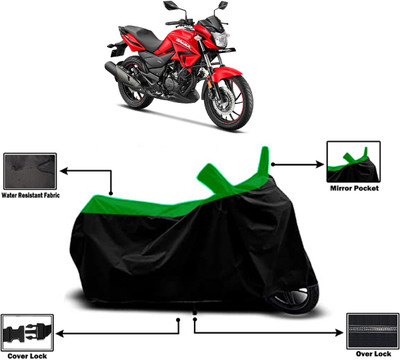Amexride Two Wheeler Cover for Hero(Hunk, Green)