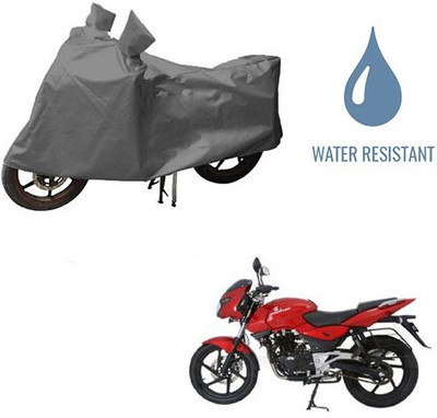 DeepShakshi AUTOMOTIVE Waterproof Two Wheeler Cover for Bajaj(Pulsar 200 NS DTS-i, Grey)