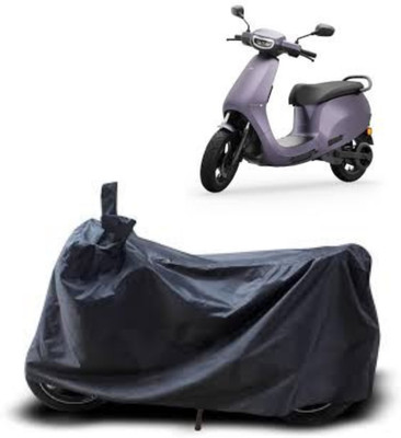 Mdstar Waterproof Two Wheeler Cover for Ola(Electric, Black)