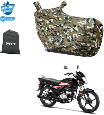 GOSHIV-car and bike accessories Waterproof Two Wheeler Cover for Hero(CD deluxe, Yellow)