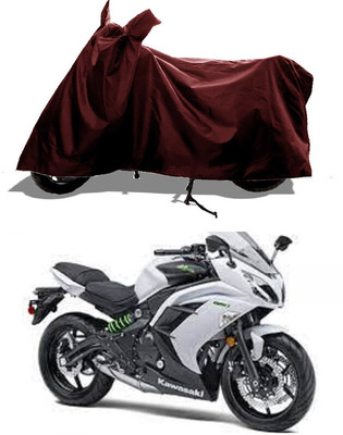 GROFATIK Two Wheeler Cover for Kawasaki(Ninja 650 BS6, Maroon)